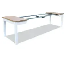 Stół rozkładany i 4 krzesła Z6