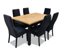 stół do salonu zestaw 6 krzeseł