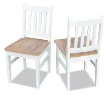 Stół kuchenny 70x110 i 4 krzesła kuchenne siedziska w kolorze blatu