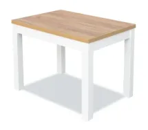 Stół kuchenny 70x110 i 4 krzesła kuchenne siedziska w kolorze blatu