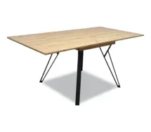 Stół OLAF 90x90x180 rozkładany nogi metalowe